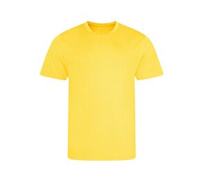 JUST COOL JC201 - Tee-shirt de sport en polyester recyclé Sun Yellow