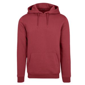 BUILD YOUR BRAND BY011 - Sweat capuche lourd Burgundy