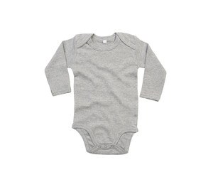 BABYBUGZ BZ030 - Body bébé organique manches longues Heather Grey Melange