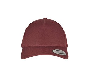 FLEXFIT F5789M - Casquette en laine 5 pans Maroon