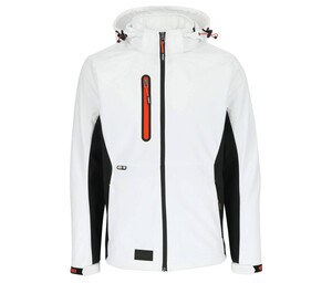 HEROCK HK175 - Veste Softshell Trystan Blanc-Noir