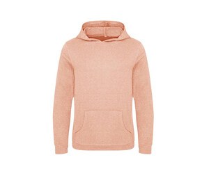 ECOLOGIE EA040 - Sweat capuche en coton recyclé Soft Peach