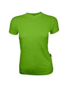 Mustaghata STEP - T-Shirt Running Femme 140 g/m² Citron vert