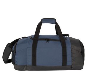 Kimood KI0650 - Sac de sport recyclé avec double compartiment latéral Deep Blue / Black