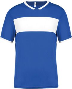 PROACT PA4001 - Maillot manches courtes enfant Sporty Royal Blue / White