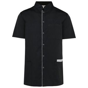 WK. Designed To Work WK505 - Blouse polycoton avec boutons-pression homme Black