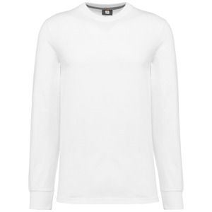 WK. Designed To Work WK303 - T-shirt écoresponsable manches longues unisexe White