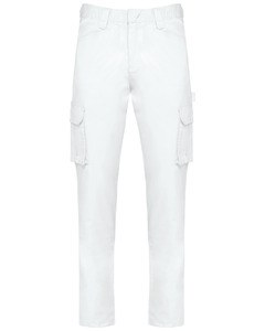 WK. Designed To Work WK703 - Pantalon multipoches écologique pour homme White