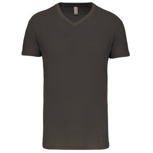 Kariban K3028IC - T-shirt Bio150IC col V homme Dark Grey