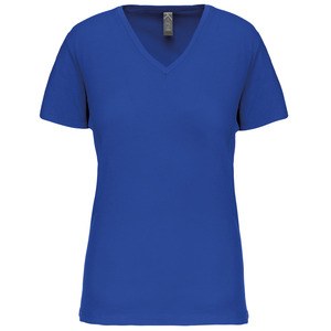 Kariban K3029IC - T-shirt BIO150IC col V femme Light Royal Blue