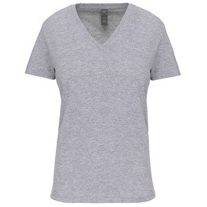 Kariban K3029IC - T-shirt BIO150IC col V femme Oxford Grey