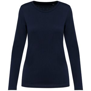 Kariban Premium PK303 - T-shirt Supima® col rond manches longues femme Deep Navy