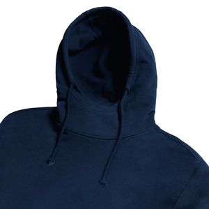 Russell RU209M - Sweat à capuche col montant Pure Organic French Navy