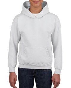 GILDAN GIL18500B - Sweater Hooded HeavyBlend for kids Blanc