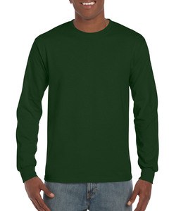 GILDAN GIL2400 - T-shirt Ultra Cotton LS Vert Forêt