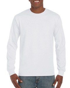 GILDAN GIL2400 - T-shirt Ultra Cotton LS Blanc