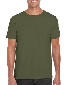GILDAN GIL64000 - T-shirt SoftStyle SS for him Vert Militaire