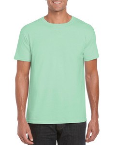 GILDAN GIL64000 - T-shirt SoftStyle SS for him Vert Menthe