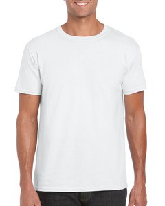 GILDAN GIL64000 - T-shirt SoftStyle SS for him Blanc