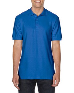 GILDAN GIL85800 - Polo Premium Cotton Double Pique SS for him Bleu Royal