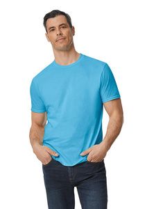 GILDAN GIL980 - T-shirt SoftStyle Bio-polish SS unisex Bleu Pastel