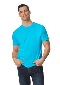 GILDAN GIL980 - T-shirt SoftStyle Bio-polish SS unisex Caribbean Bleu