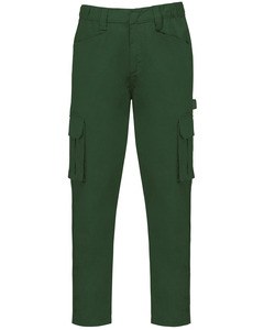 WK. Designed To Work WK703 - Pantalon multipoches écologique pour homme Forest Green
