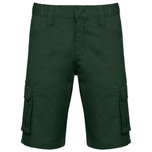 WK. Designed To Work WK713 - Bermuda multipoches écoresponsable homme Forest Green