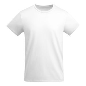 Roly CA6698 - BREDA T-shirt tubulaire à manches courtes en coton biologique certifié OCS Blanc