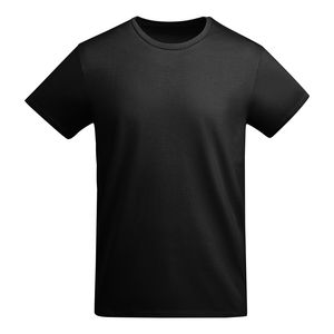 Roly CA6698 - BREDA T-shirt tubulaire à manches courtes en coton biologique certifié OCS Noir