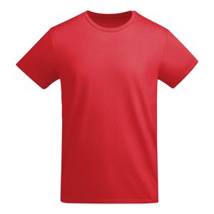 Roly CA6698 - BREDA T-shirt tubulaire à manches courtes en coton biologique certifié OCS Rouge