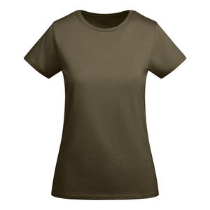 Roly CA6699 - BREDA WOMAN T-shirt ajusté à manches courtes pour femme en coton biologique certifié OCS