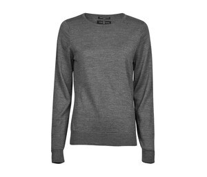 TEE JAYS TJ6006 - Pull col rond femme Gris chiné