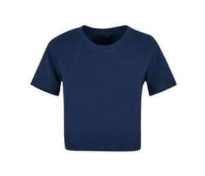 Build Your Brand BY042 - T-shirt femme cropped Light Navy