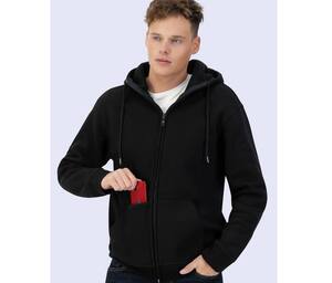 STARWORLD SW240 - Sweat capuche zippé lourd