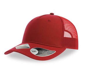 ATLANTIS AT221 - Casquette trucker 5 pans Red / Red