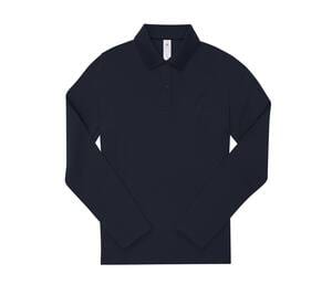 B&C BCW464 - Polo manches longues femme 210 Navy