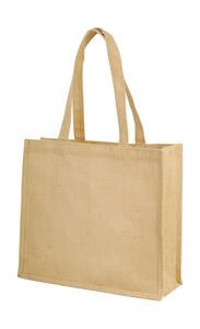 Shugon SH1105 - Calcutta Long Handled Jute Shopper Bag Naturel