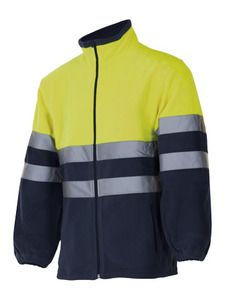 Velilla 301503 - VESTE POLAIRE BICOLORE HV MARINE BLUE/HI-VIS YELLOW