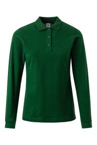 Mukua PL200WC - POLO FEMME MANCHES LONGUES Bottle Green