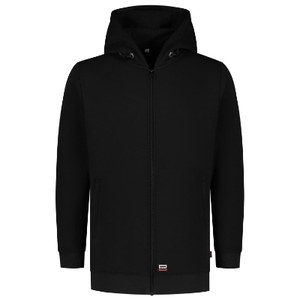 Tricorp T44 - Hooded Sweat Jacket Washable 60°C Noir