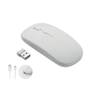 GiftRetail MO2222 - CURVY C Souris sans fil rechargeable