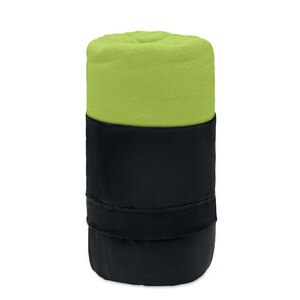 GiftRetail MO9935 - MUSALA RPET Couverture polaire RPET Lime
