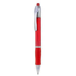 EgotierPro 23140 - Stylo en plastique translucide multicolore TRANSLUCENT Rouge