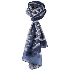 EgotierPro 38020 - ETAMINE FOULARD Bleu