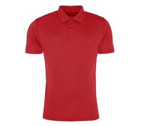 JUST COOL JC021 - Polo respirant unisexe Fire Red