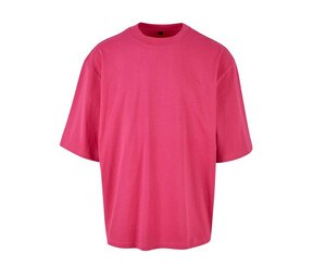 BUILD YOUR BRAND BY256 - Tee-shirt oversize manches mi-longues Hibiskus Pink