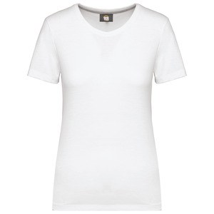WK. Designed To Work WK307 - T-shirt à traitement antibactérien femme White