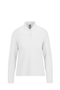 B&C CGPW462 - MY POLO 180 Femme manches longues White