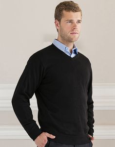 Russell Europe R-710M-0 - V-neck Knit Pullover